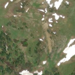 Satellite imagery of Mount McGillivray, CA