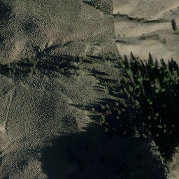 Satellite imagery of Paul Peak, CA