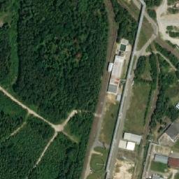 Satellite imagery of Diamo [Stráž pod Ralskem] factory chimney, CZ