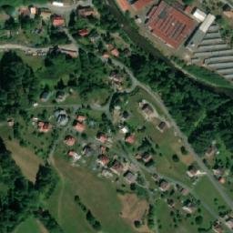 Satellite imagery of [Jablonec nad Jizerou] former textil factory chimney-2, CZ