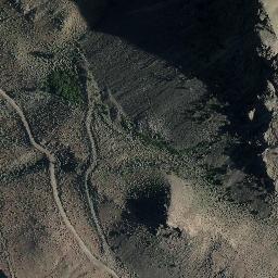 Satellite imagery of Paul Peak, CA