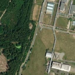 Satellite imagery of Diamo [Stráž pod Ralskem] factory chimney, CZ