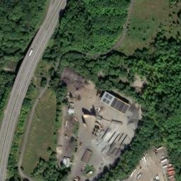Satellite imagery of Úžín [Ústí nad Labem-Všebořice] pressure gasworks chimney, CZ