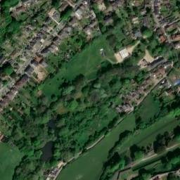Satellite imagery of Carisbrooke Castle, GB