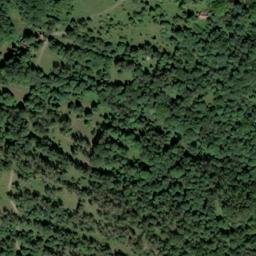 Satellite imagery of Růžový hrádek [Krupka] burg outlook t., CZ