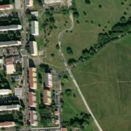 Satellite imagery of [Česká Lípa] hospital chimney, CZ