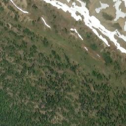 Satellite imagery of McGillivray Pass, CA