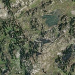 Satellite imagery of Pika Pass, CA