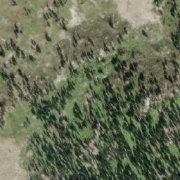 Satellite imagery of Pika Pass, CA