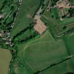 Satellite imagery of Carisbrooke Castle, GB