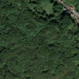 Satellite imagery of Růžový hrádek [Krupka] burg outlook t., CZ
