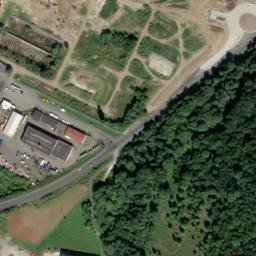 Satellite imagery of Úžín [Ústí nad Labem-Všebořice] pressure gasworks chimney, CZ