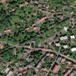 Satellite imagery of Růžový hrádek [Krupka] burg outlook t., CZ