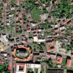 Satellite imagery of [Krupka-Bohosudov] church t., CZ