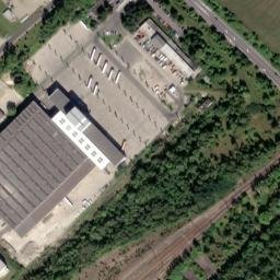 Satellite imagery of Besta Egres [Přestanov] factory chimney, CZ
