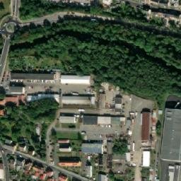 Satellite imagery of [Česká Lípa] hospital chimney, CZ