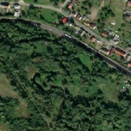 Satellite imagery of [Česká Lípa] former creamery chimney, CZ