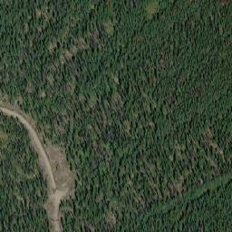 Satellite imagery of McGillivray Pass, CA