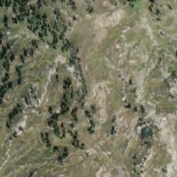 Satellite imagery of Pika Pass, CA