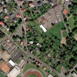 Satellite imagery of [Krupka-Bohosudov] church t., CZ