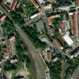 Satellite imagery of Vendys & V [Česká Lípa] factory chimney, CZ