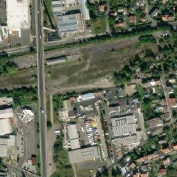 Satellite imagery of [Česká Lípa] former heating plant chimney, CZ