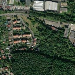 Satellite imagery of [Česká Lípa] former creamery chimney, CZ