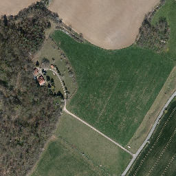Satellite imagery of Trig point near Saale-Orla-Kreis, Thuringia (DE), DE