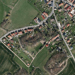 Satellite imagery of Trig point near Saale-Orla-Kreis, Thuringia (DE), DE