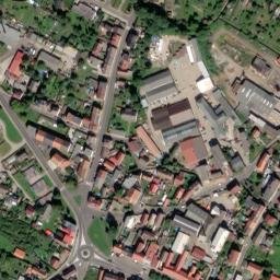 Satellite imagery of [Chabařovice] church t., CZ