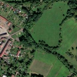 Satellite imagery of [Chabařovice] church t., CZ