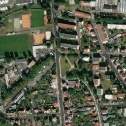 Satellite imagery of [Česká Lípa] former heating plant chimney, CZ