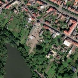 Satellite imagery of [Chabařovice] church t., CZ