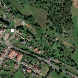 Satellite imagery of [Chabařovice] church t., CZ