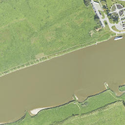 Satellite imagery of Sandomierz -drewniany zamek grodowy XI w., PL