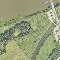 Satellite imagery of Sandomierz -drewniany zamek grodowy XI w., PL