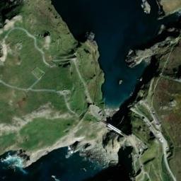 Satellite imagery of Tintagel Castle, GB