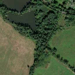 Satellite imagery of [Chabařovice] church t., CZ