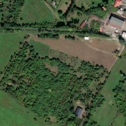 Satellite imagery of [Chabařovice] church t., CZ