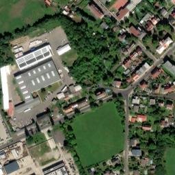Satellite imagery of [Proboštov u Teplic] heat plant chimney, CZ