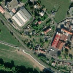 Satellite imagery of [Velké Březno]castle outlook t., CZ