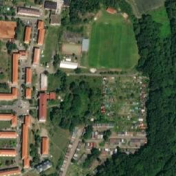 Satellite imagery of Letná [Mimoň] school outlook t., CZ
