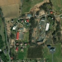 Satellite imagery of [Český Dub] town hall t., CZ