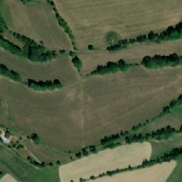 Satellite imagery of [Poniklá] church t., CZ