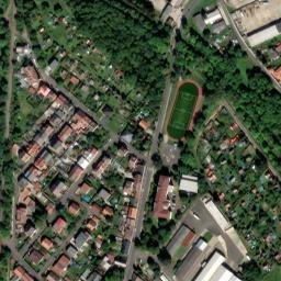 Satellite imagery of [Proboštov u Teplic] heat plant chimney, CZ