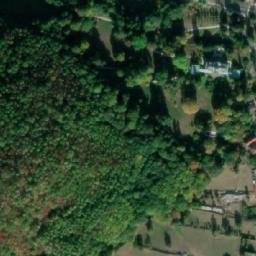 Satellite imagery of [Velké Březno]castle outlook t., CZ