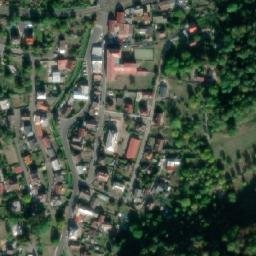 Satellite imagery of [Velké Březno]castle outlook t., CZ