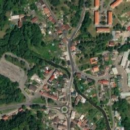 Satellite imagery of Letná [Mimoň] school outlook t., CZ