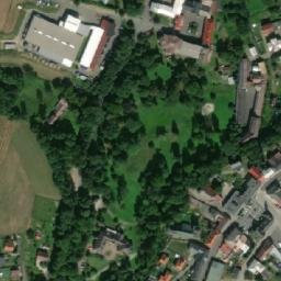 Satellite imagery of [Český Dub] town hall t., CZ
