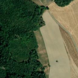 Satellite imagery of [Bzí] church outlook t., CZ